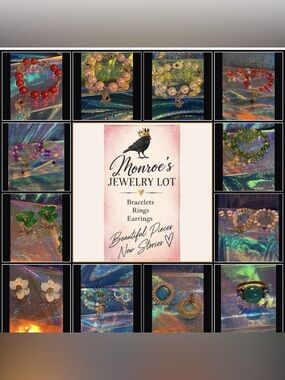 15-Pc Mix & Match Jewelry Set Lot: 10 Bracelets + 4 Earrings + Ring Mega Bundle